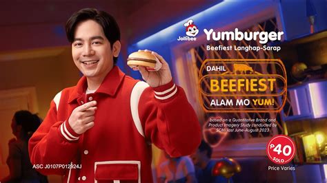ang yumburger ni lodi|Jollibee Yumburger: Dahil Beefiest, Alam Mo Yum! .
